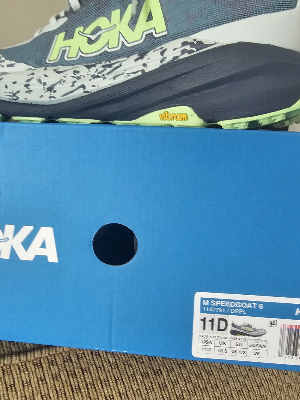 Size 11 - Hoka Speedgoat 6 Droplet Nautical Dusk - Picture 3 of 8